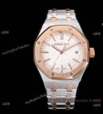 Swiss Grade Copy Audemars Piguet Royal Oak Anniversary 37mm Two Tone Rose Gold Case_th.jpg